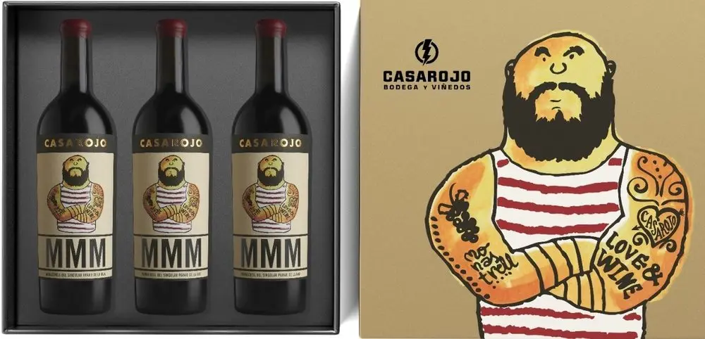 Giftbox Casa Rojo MMM Macho Man 3 flessen